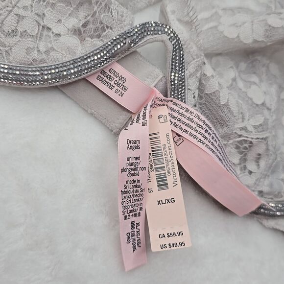 1267 NWT Victoria's Secret Twinkle Lace One-Shoulder Monowire Bra Sz XL - Picture 5 of 5